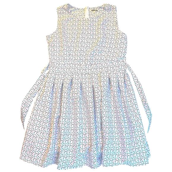 Tramp Women Dress size XL White Sleeveless Knee Length Lightweight A-line Floral - Picture 1 of 10